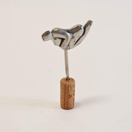 Carol Boyes sculptural pewter corkscrew