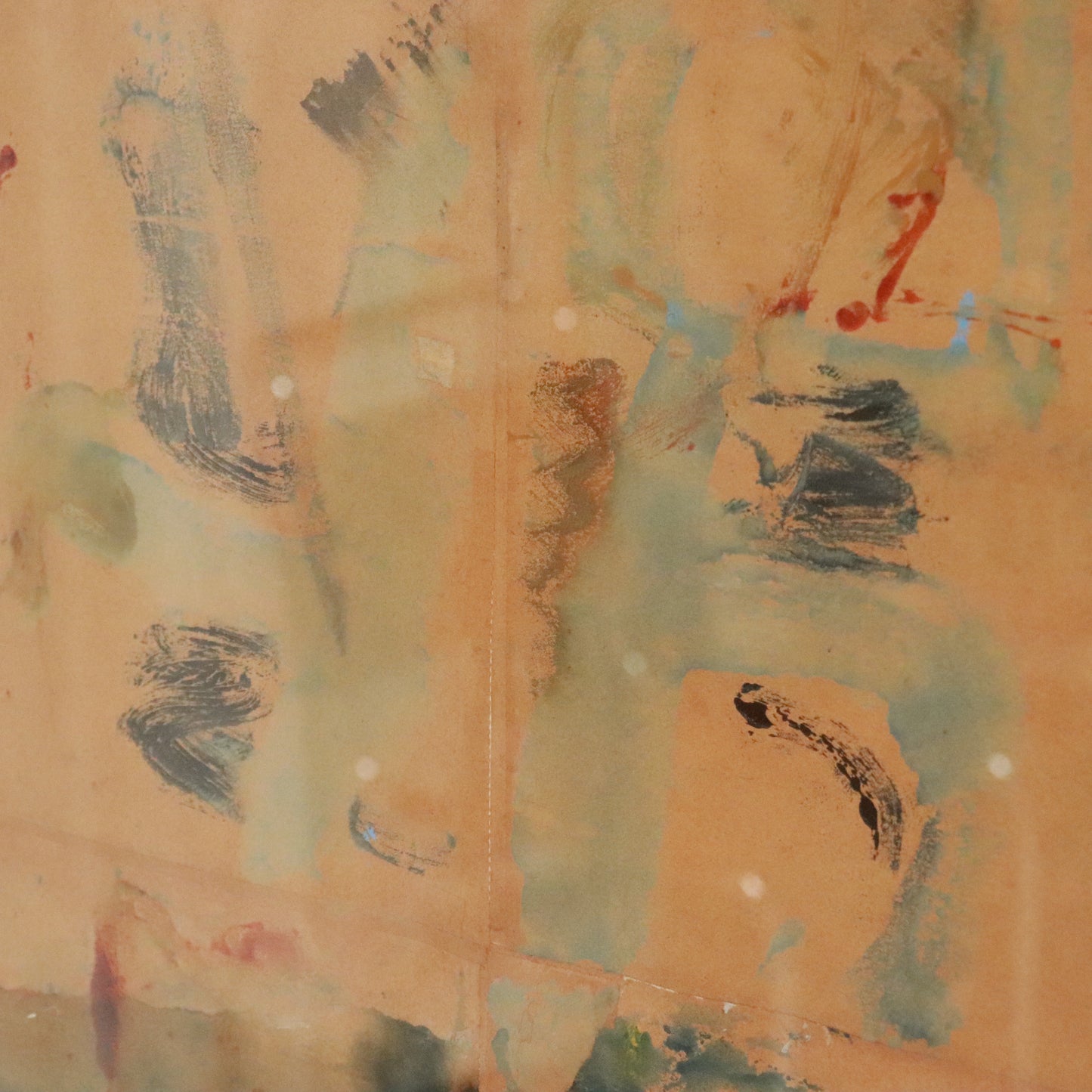 Carole McDowall, Untitled (1995) — Six-Panel Collage on Paper