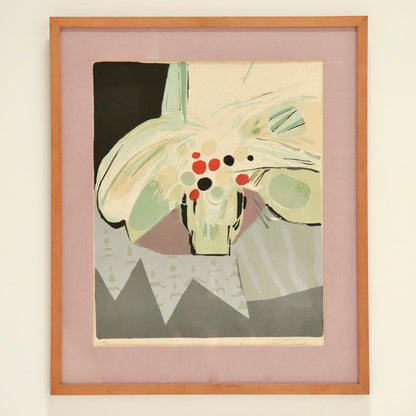 Editioned Silkscreen Print, Signed (Artist Unknown), c. Mid-20th Century