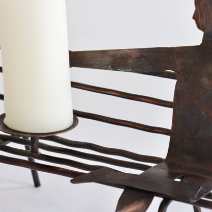 Postmodern candle holder