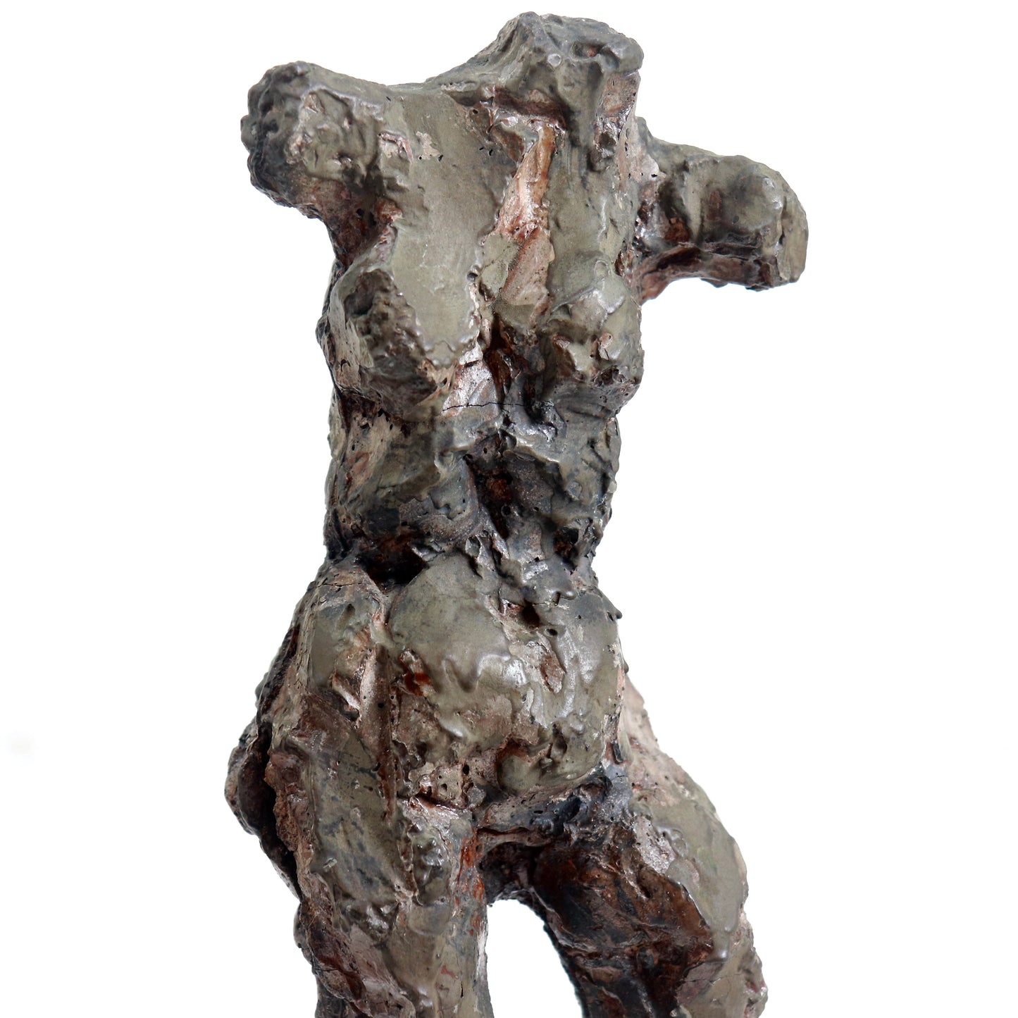 Patinated Plaster Bronze Figure