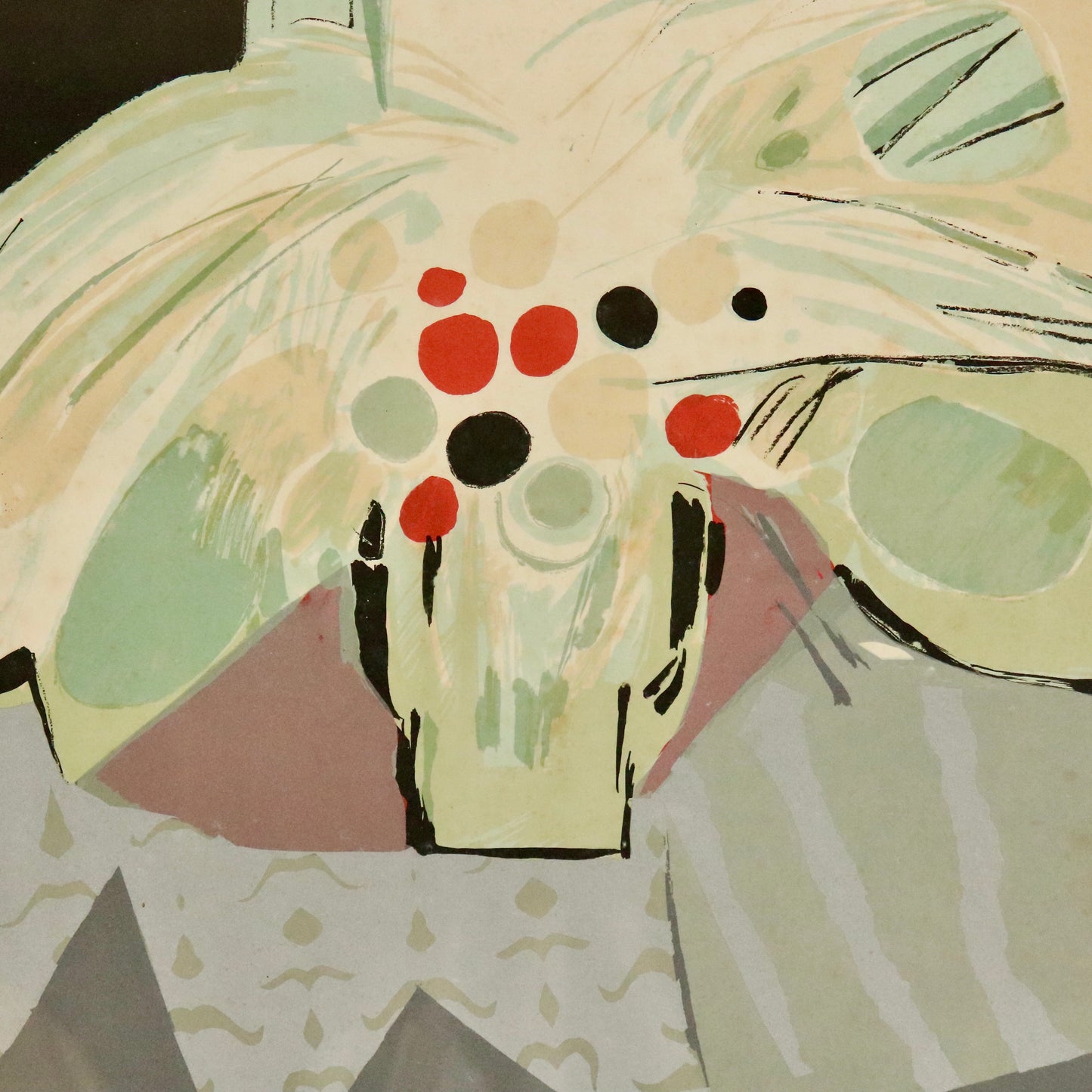 Editioned Silkscreen Print, Signed (Artist Unknown), c. Mid-20th Century