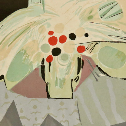 Editioned Silkscreen Print, Signed (Artist Unknown), c. Mid-20th Century