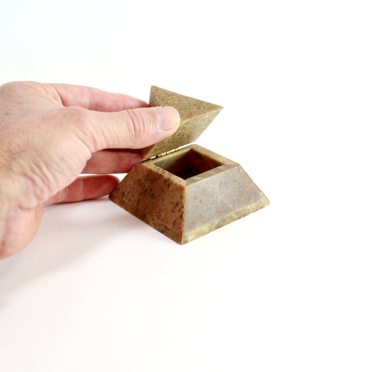 Secret Pyramid Stone Box