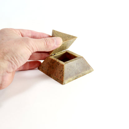 Secret Pyramid Stone Box