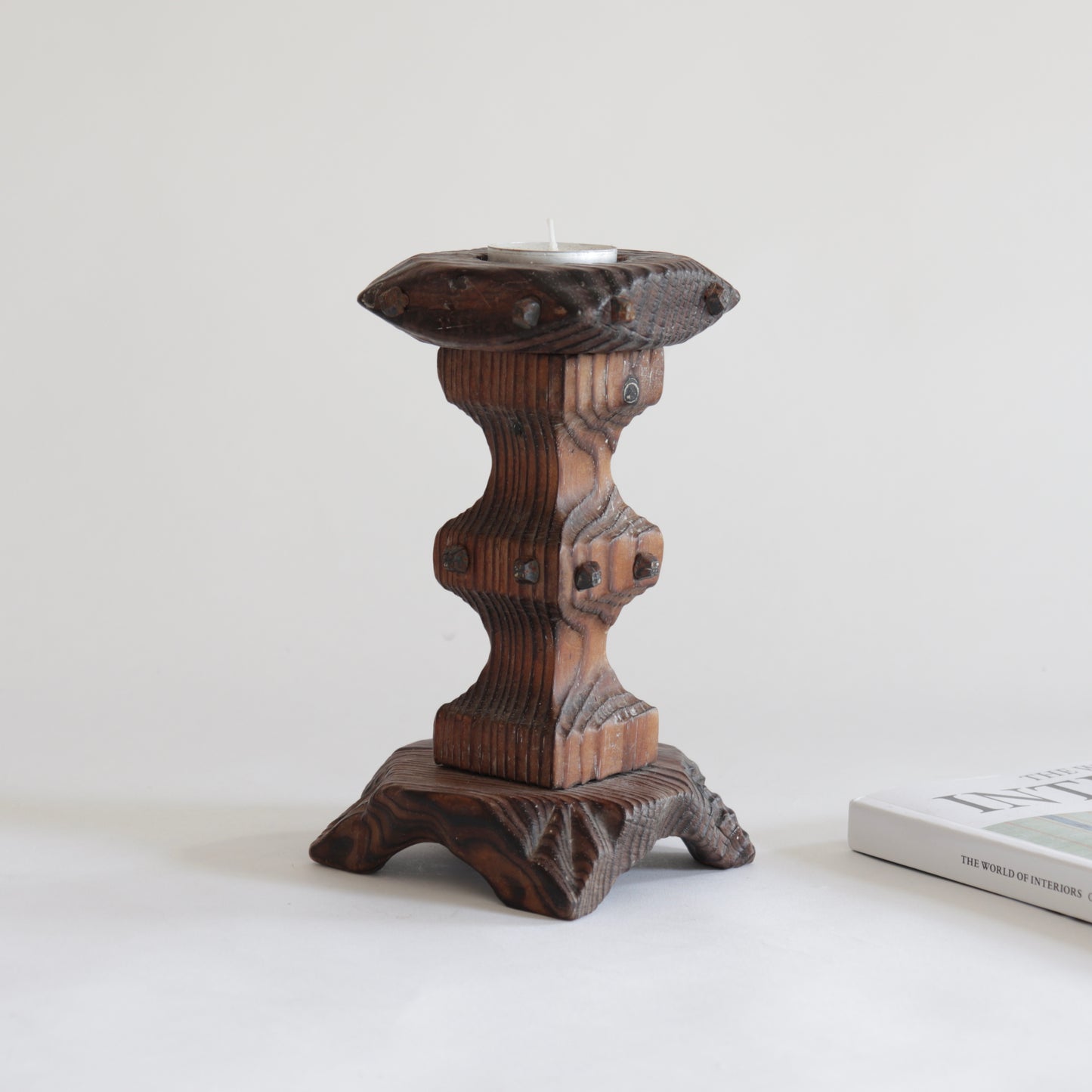 Brutalist Spanish Candle Holder