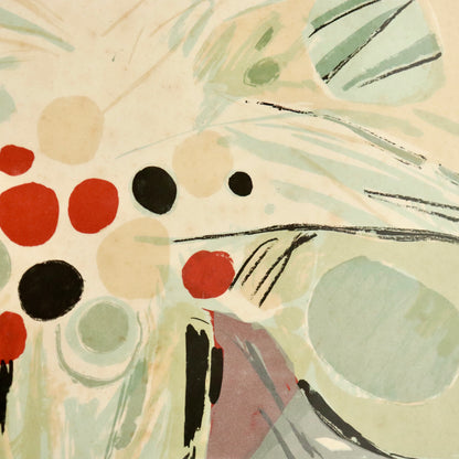 Editioned Silkscreen Print, Signed (Artist Unknown), c. Mid-20th Century