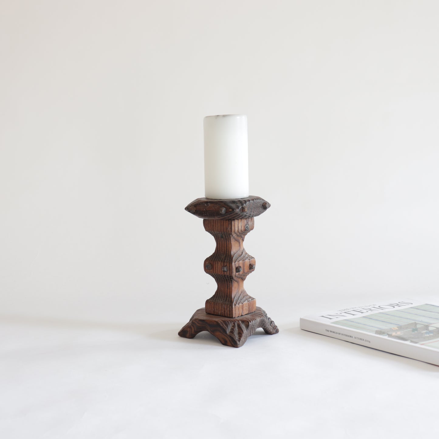 Brutalist Spanish Candle Holder