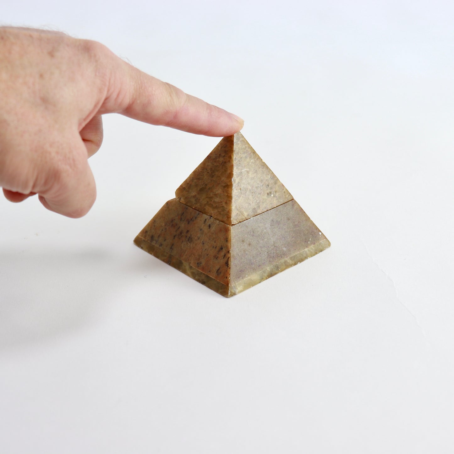 Secret Pyramid Stone Box