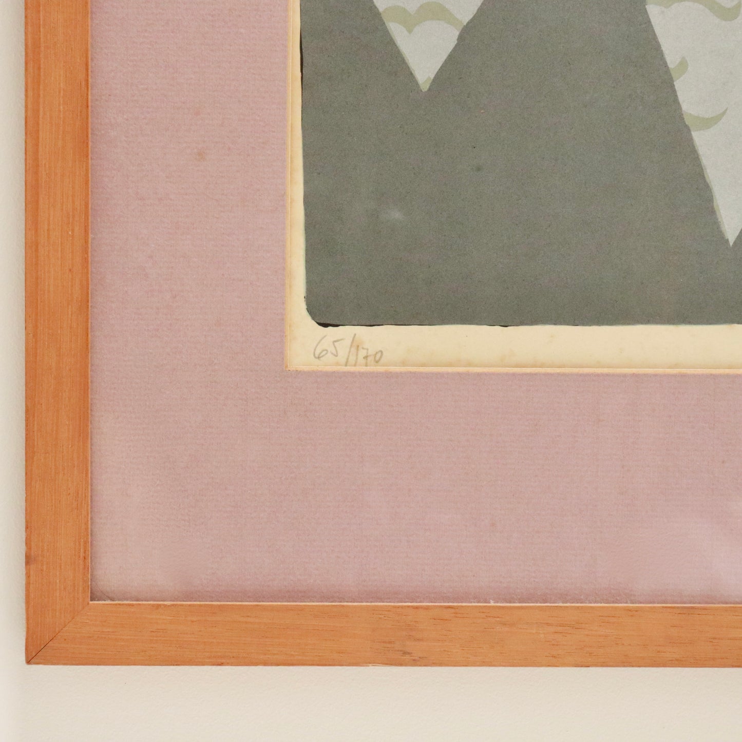 Editioned Silkscreen Print, Signed (Artist Unknown), c. Mid-20th Century