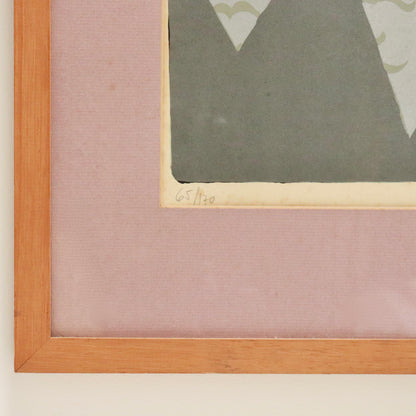 Editioned Silkscreen Print, Signed (Artist Unknown), c. Mid-20th Century