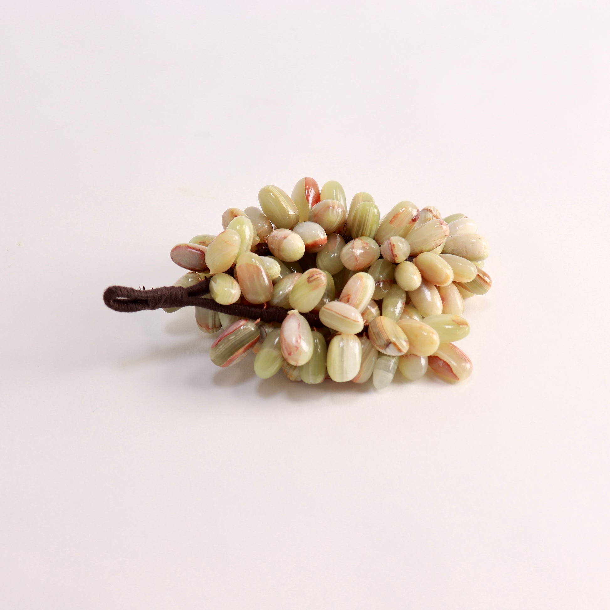 Decorative mid-century onyx grape cluster