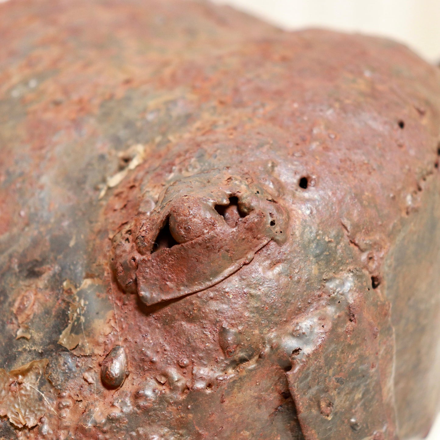 Naive Frog Sculpture — Welded Sheet Steel