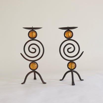 Spiral Candleholders