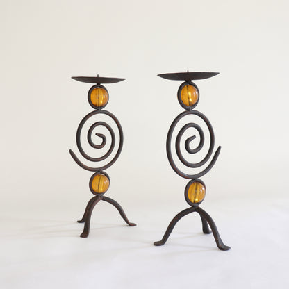 Spiral Candleholders