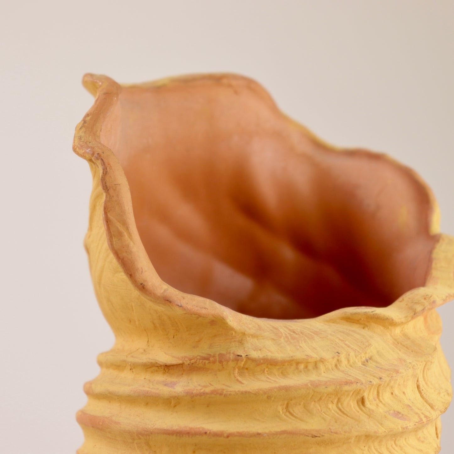 Postmdern shell vase