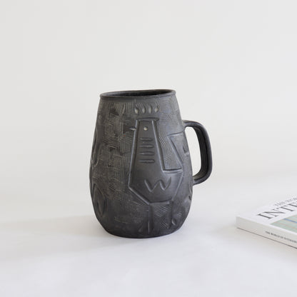 Decorative handled vessel