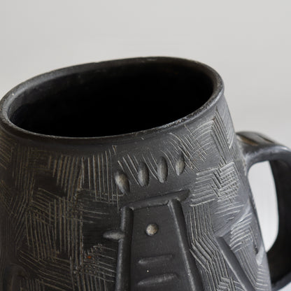 Decorative handled vessel