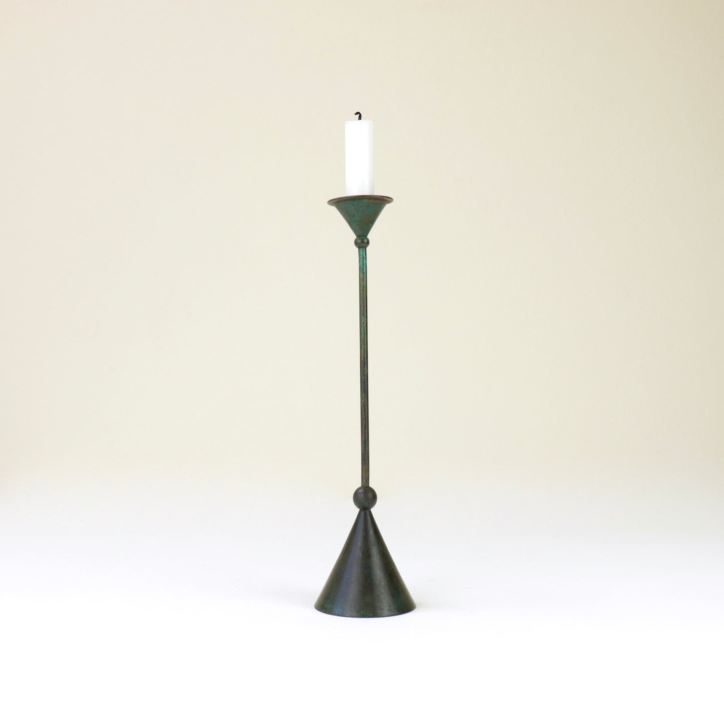 Bronze Christian De Beaumont candlestick