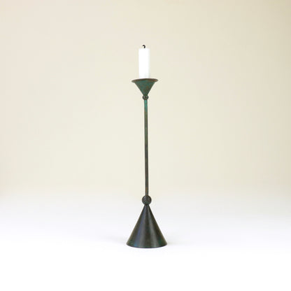 Bronze Christian De Beaumont candlestick