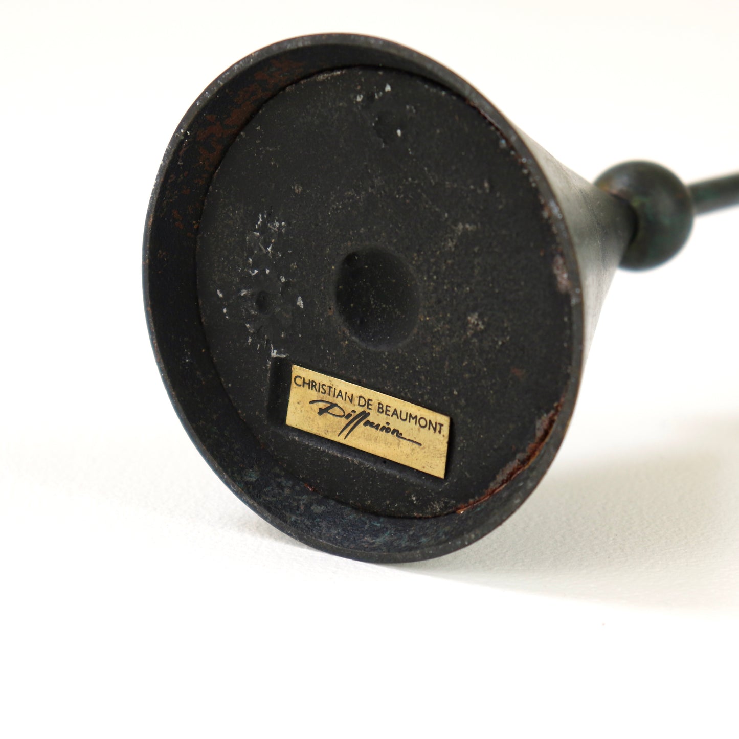 Bronze Christian De Beaumont candlestick