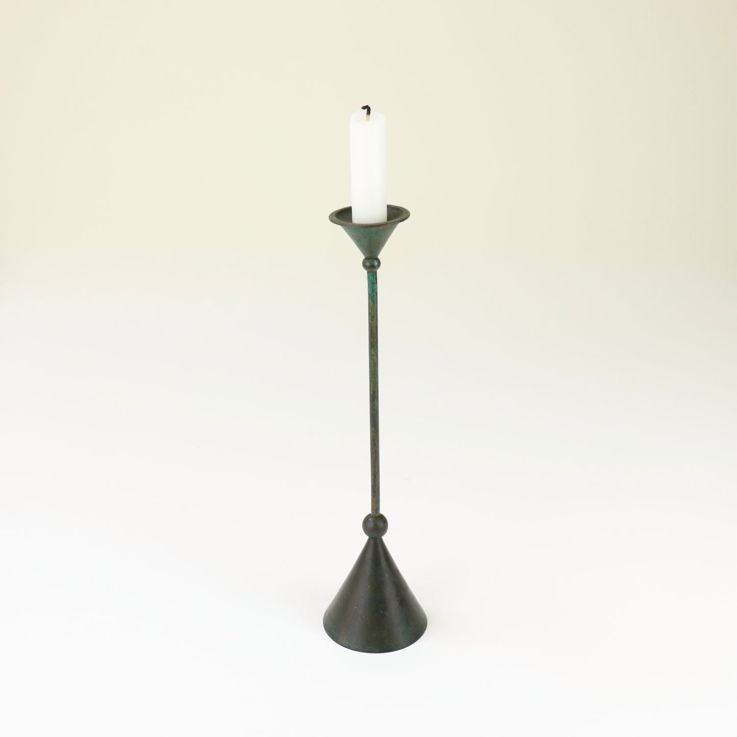 Bronze Christian De Beaumont candlestick