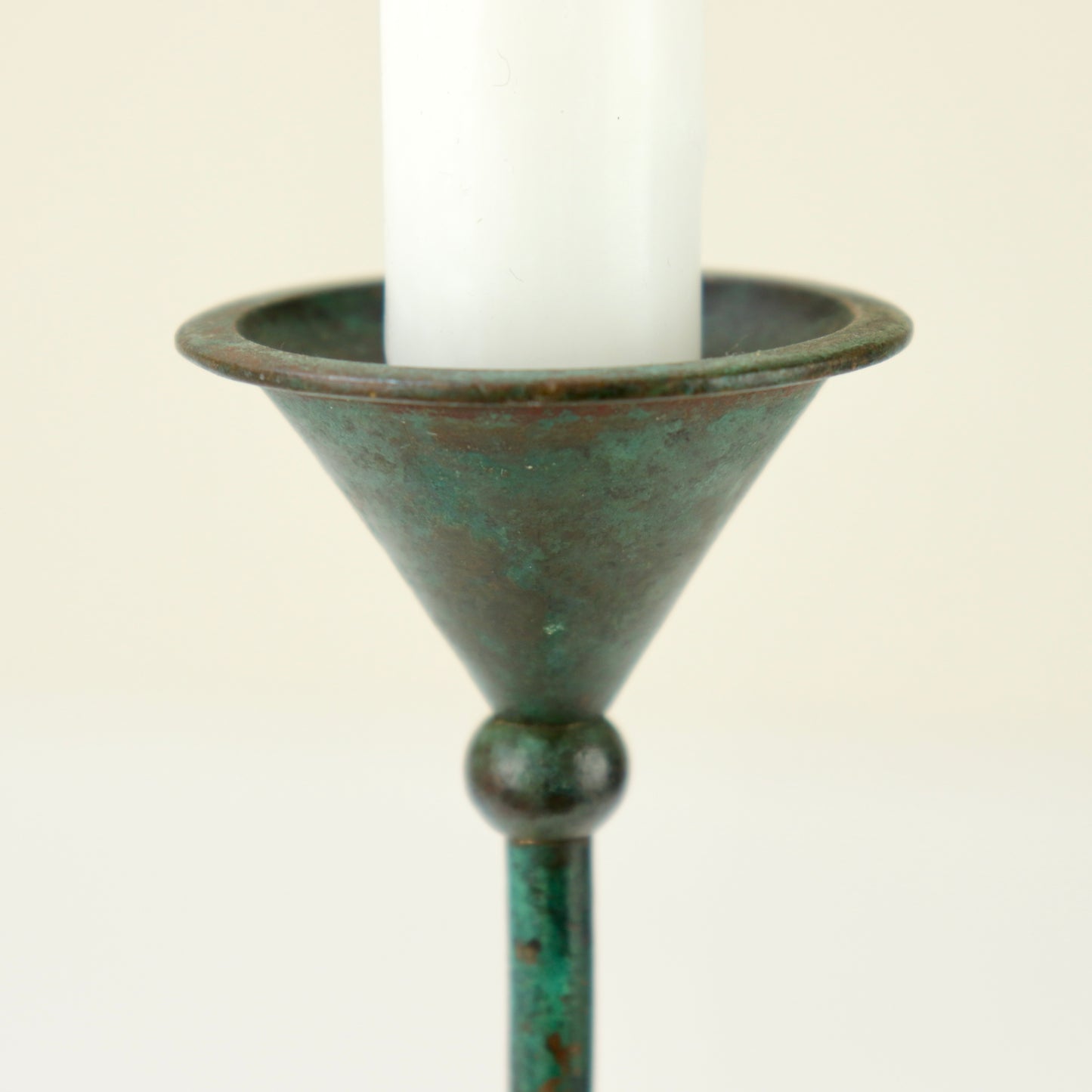 Bronze Christian De Beaumont candlestick
