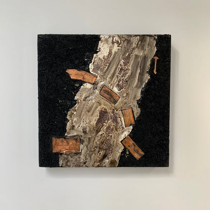 Abstract mixed media painting by Ken Gill