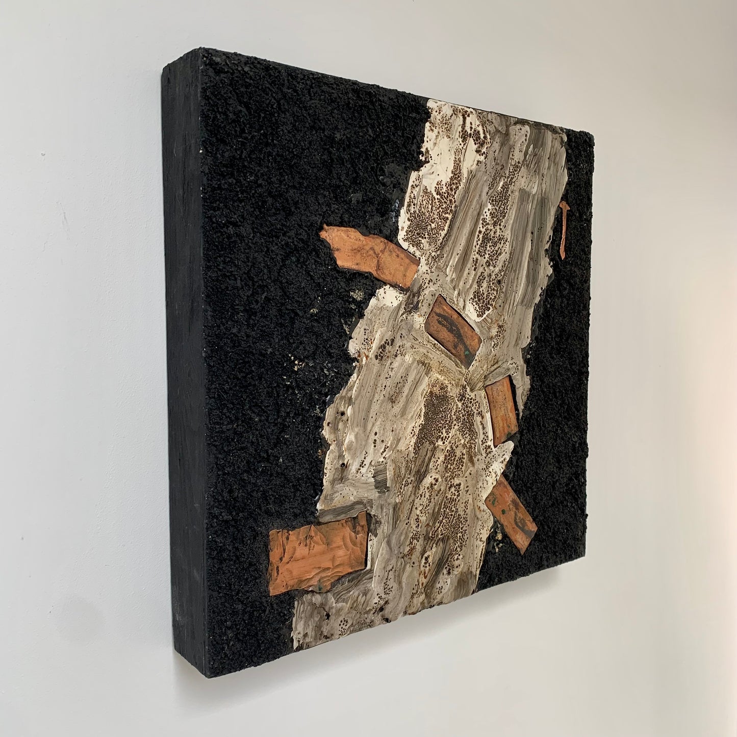 Abstract mixed media painting by Ken Gill