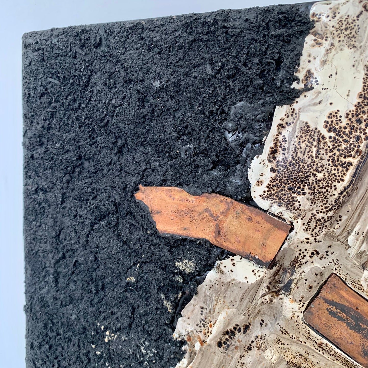 Abstract mixed media painting by Ken Gill