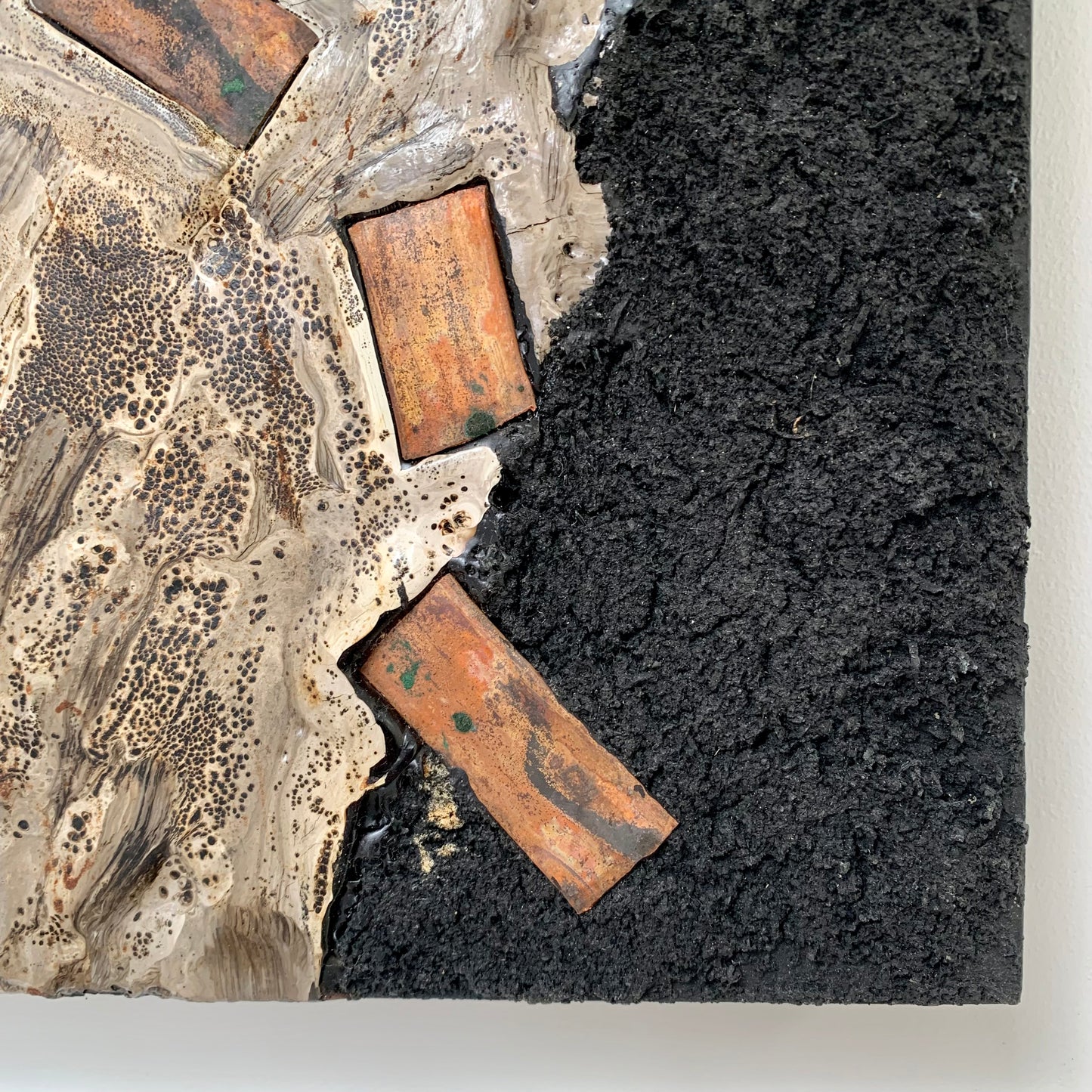 Abstract mixed media painting by Ken Gill