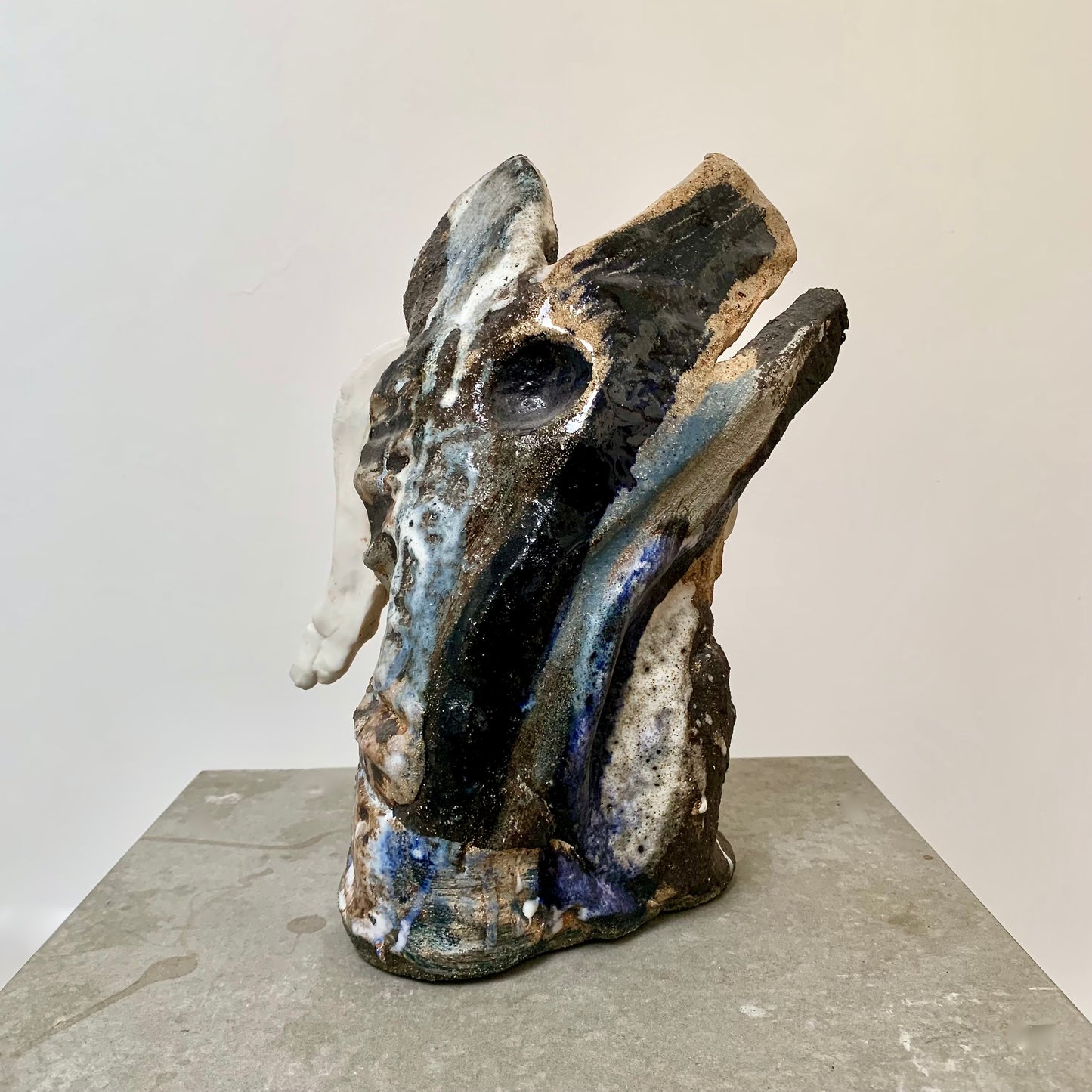 Ceramic abstract sculpture