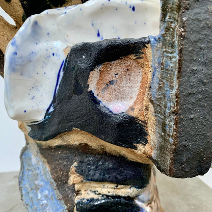 Ceramic abstract sculpture