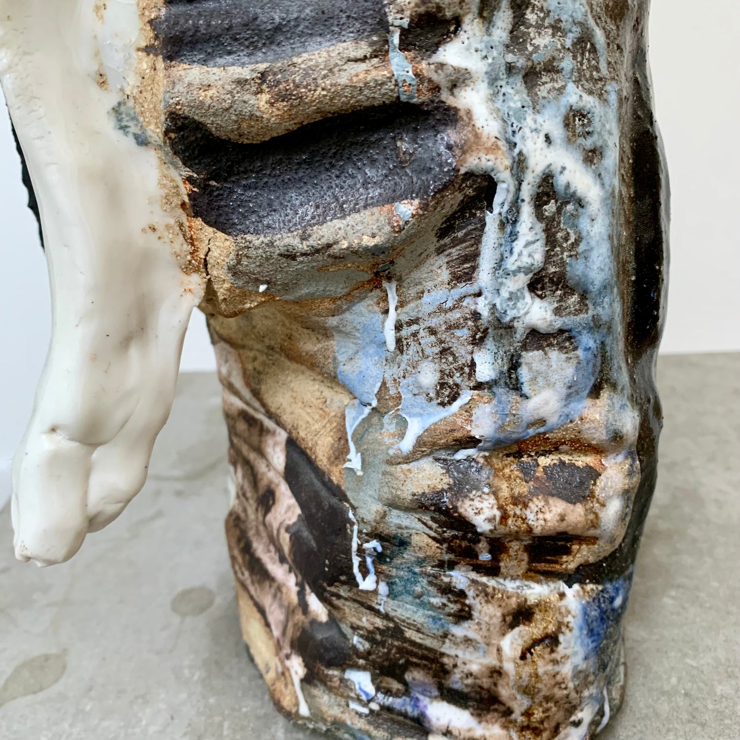 Ceramic abstract sculpture