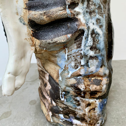 Ceramic abstract sculpture